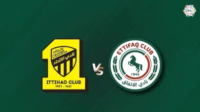 موعد مباراة الاتحاد والاتفاق