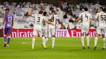 العين ضد النصر: الزعيم يتأخر في الشوط الأول بمشاركة رامي ربيعة