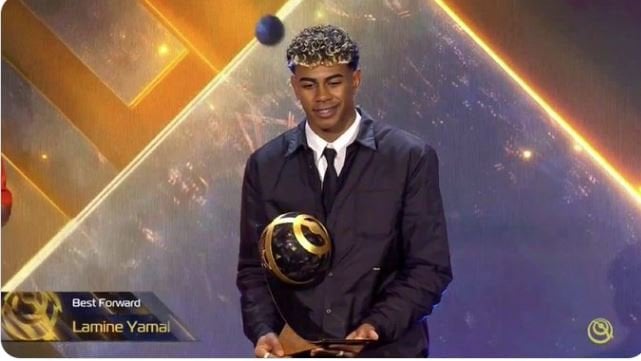 لامين يامال يتألق ويحصد ثلاث جوائز في حفل جلوب سوكر 2025
