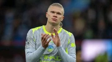 مانشستر سيتي يتقدم على كريستال بالاس بهدف هالاند في الشوط الأول