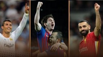 محمد صلاح يتفوق على ميسي ورونالدو في قائمة أعظم 100 لاعب في التاريخ