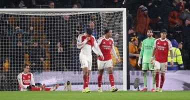 أرسنال يواجه صعوبة أمام وولفرهامبتون ويكتفي بالتعادل 2