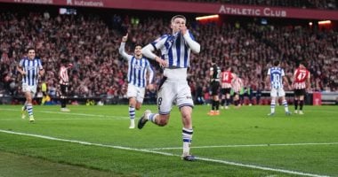 ريال سوسيداد يتغلب على أتلتيك بيلباو في ذهاب نصف نهائي كأس ملك إسبانيا