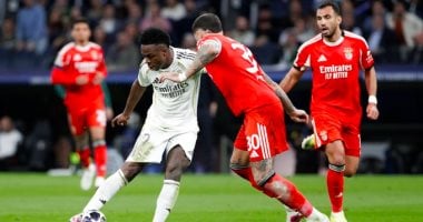ريال مدريد يتفوق على بنفيكا بثنائية ويتأهل لثمن نهائي دوري أبطال أوروبا