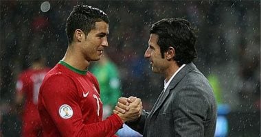 لويس فيجو: لا أشعر بالغيرة من كريستيانو رونالدو الذي شاركني الملعب