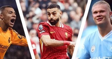 محمد صلاح ينافس هالاند ومبابي في سباق الهدافين التاريخي لكرة القدم