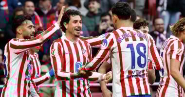 أتلتيكو مدريد يكشف عن تشكيلته القوية قبل مواجهة برشلونة في كأس ملك إسبانيا