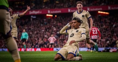 برشلونة يعزز صدارته في الدوري الإسباني بهدف يامال أمام أتلتيك بيلباو