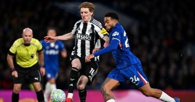 تشيلسي يتأخر أمام نيوكاسل يونايتد بهدف في الشوط الأول