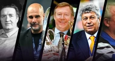 جوارديولا يقترب من رقائق فيرجسون كأنجح مدرب في تاريخ كرة القدم بالأرقام