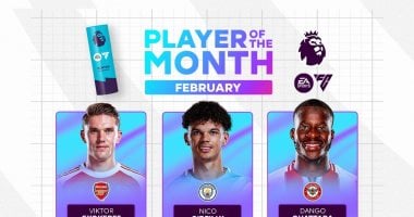 ستة نجوم يتنافسون على جائزة أفضل لاعب في الدوري الإنجليزي لشهر فبراير