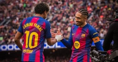 لامين ورافينيا يشعلان هجوم برشلونة أمام أتلتيكو مدريد في الكأس